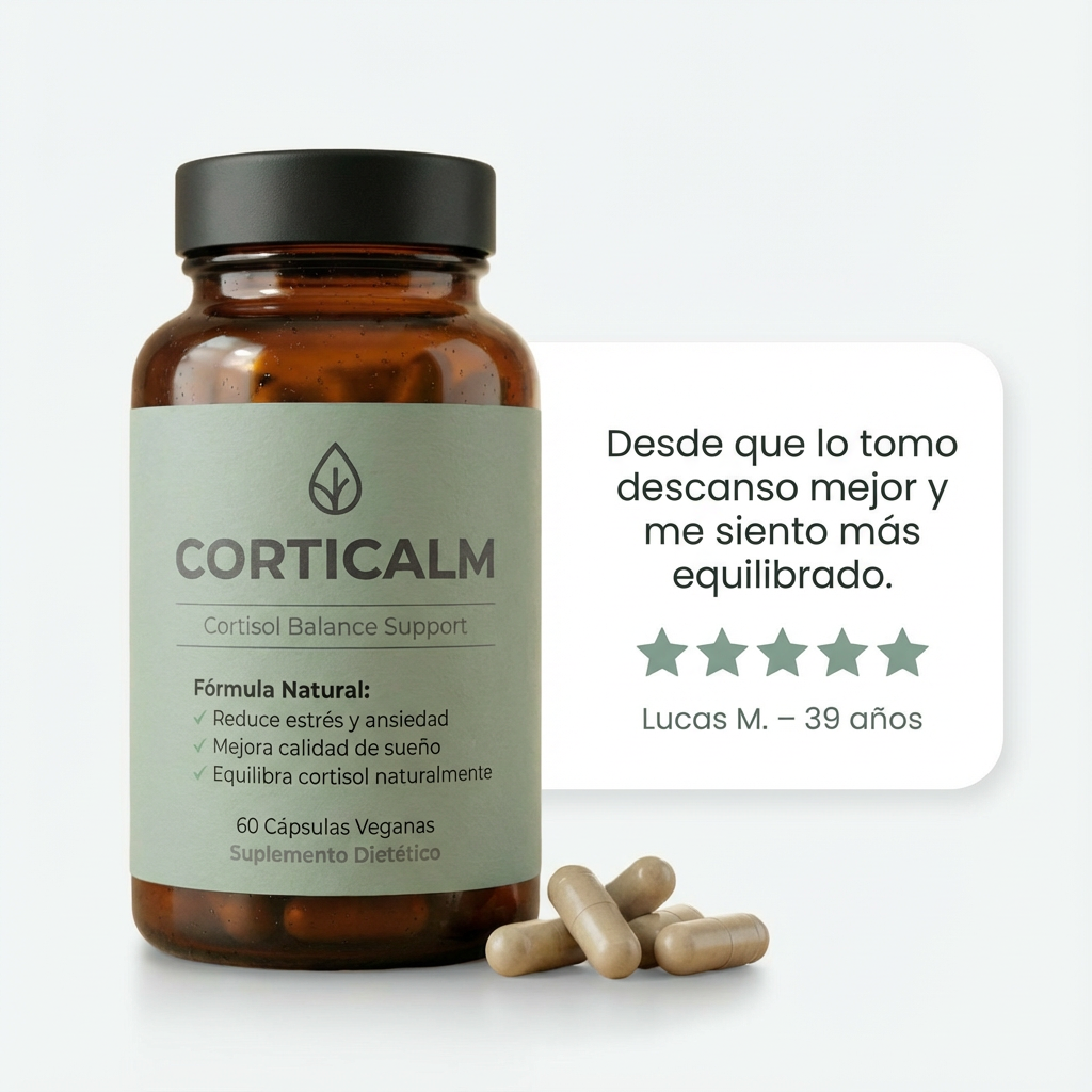 CORTICALM™ | Tu aliado natural contra el insomnio y el exceso de cortisol