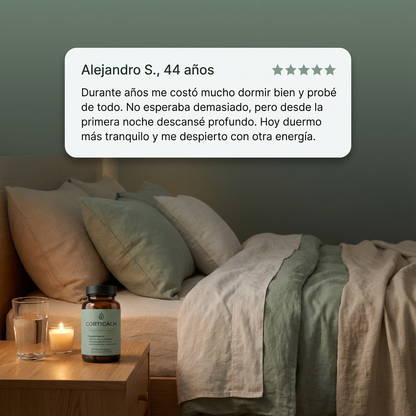 CORTICALM™ | Tu aliado natural contra el insomnio y el exceso de cortisol